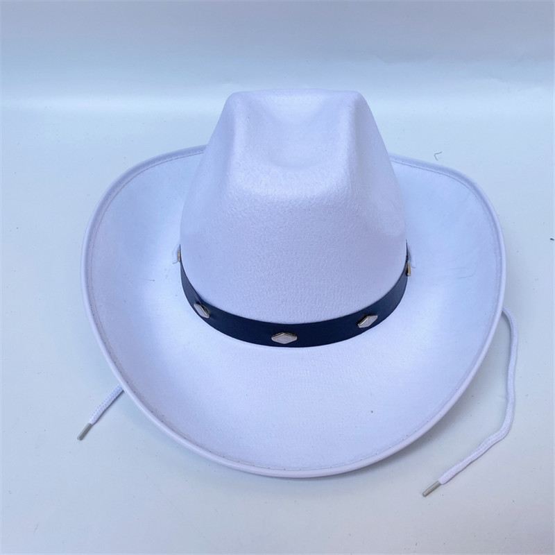 Jazz de cowboy chapéu de panamá homem homens sentiu fedora chapéu feminino larga chapéu de vasa fedoras homem outono de inverno tap teon caps harp Party natal natal