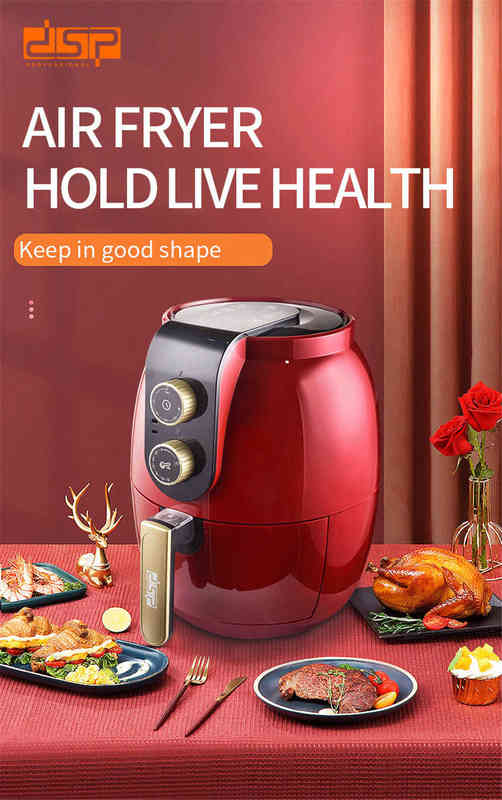 Automatic Air fryer Intelligent Electric potato chipper 220v household multi-functional Oven no smoke Oil Cooking appliances T220822