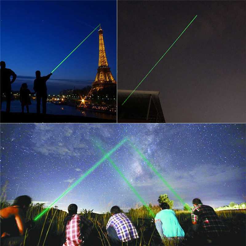 LED Lasers Lights 532nm Green Laser Sight 303 Laser Pointer Krachtige verstelbare focus Lazer met voor nacht Astronomie Outdoor Camping Hunting en Wandelen