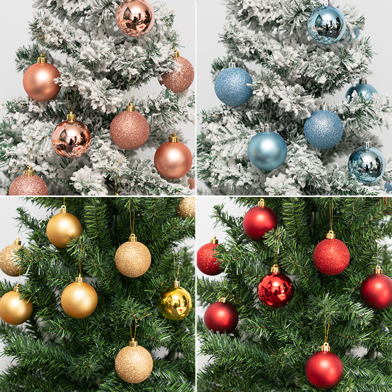 Kerstboom Decor Bal 3Cm Snuisterij Opknoping Xmas Party Ornament Decoraties Voor Huis 2022 Nieuwjaar Kerst decoratie DH556
