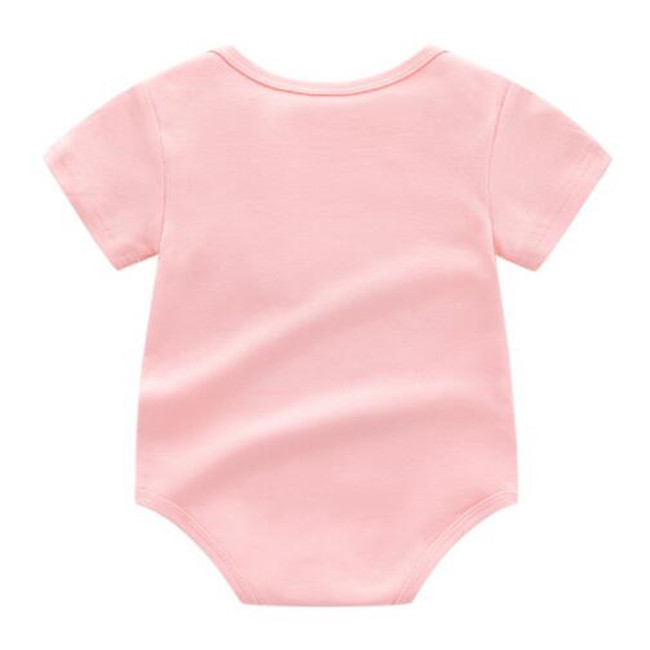 Klassische Baby-Strampler Onesies Baumwolle Kurzarm Mädchen Jungen Overalls Kleinkind Kinder Strampler Kleidung 3 Farben