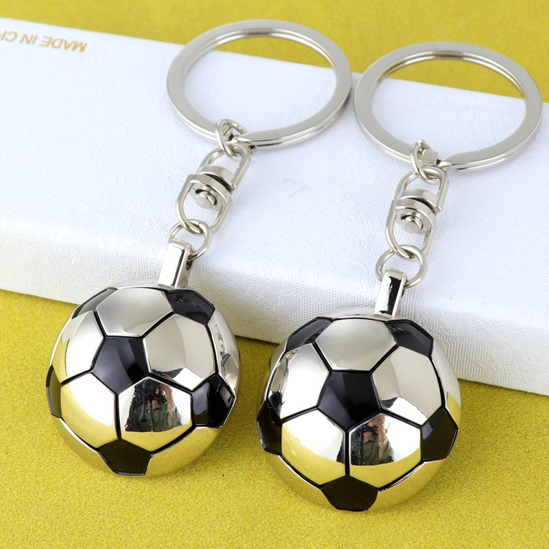 2022 Wereldbeker voetbaltrofee Keychain Qatar Event voetbalfans levert cadeau Key Chain Gold Jewelry Pendant
