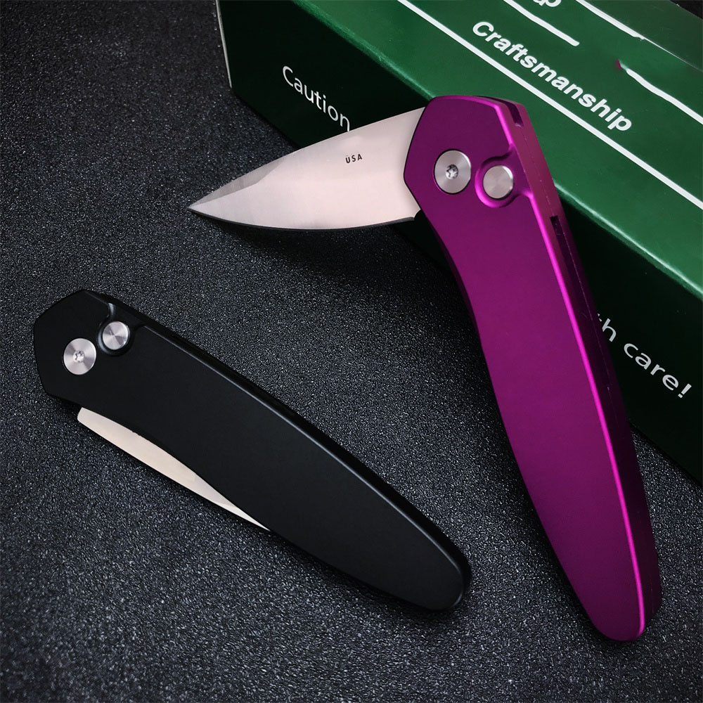 Protech 3407 Faca dobrável automática de Newport 275 polegadas CPMS35VN alça de alumínio tática Sobrevivência ao ar livre EDC Pocket Knives 535 8951767