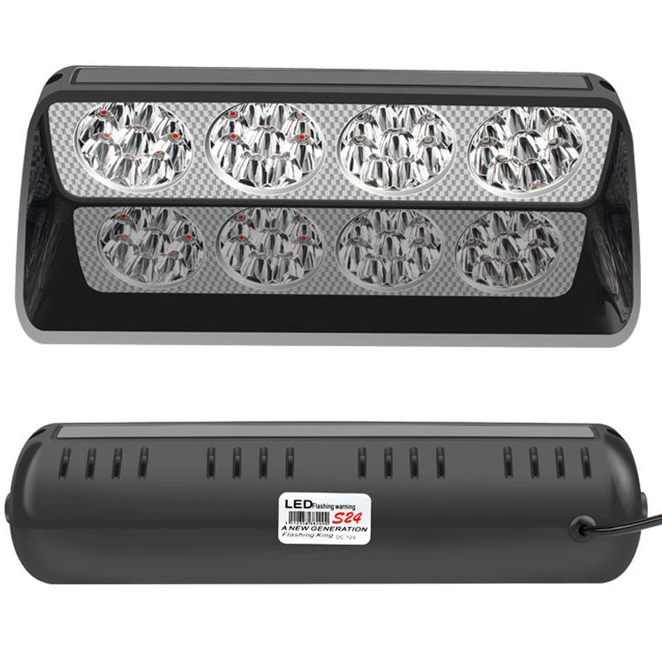 Auto-LKW-Notfall-Blinker, LED-Blitzwarnlicht, Tagfahrlicht, LED-Polizeilichter, 36 LEDs, Blinkmodi, S36