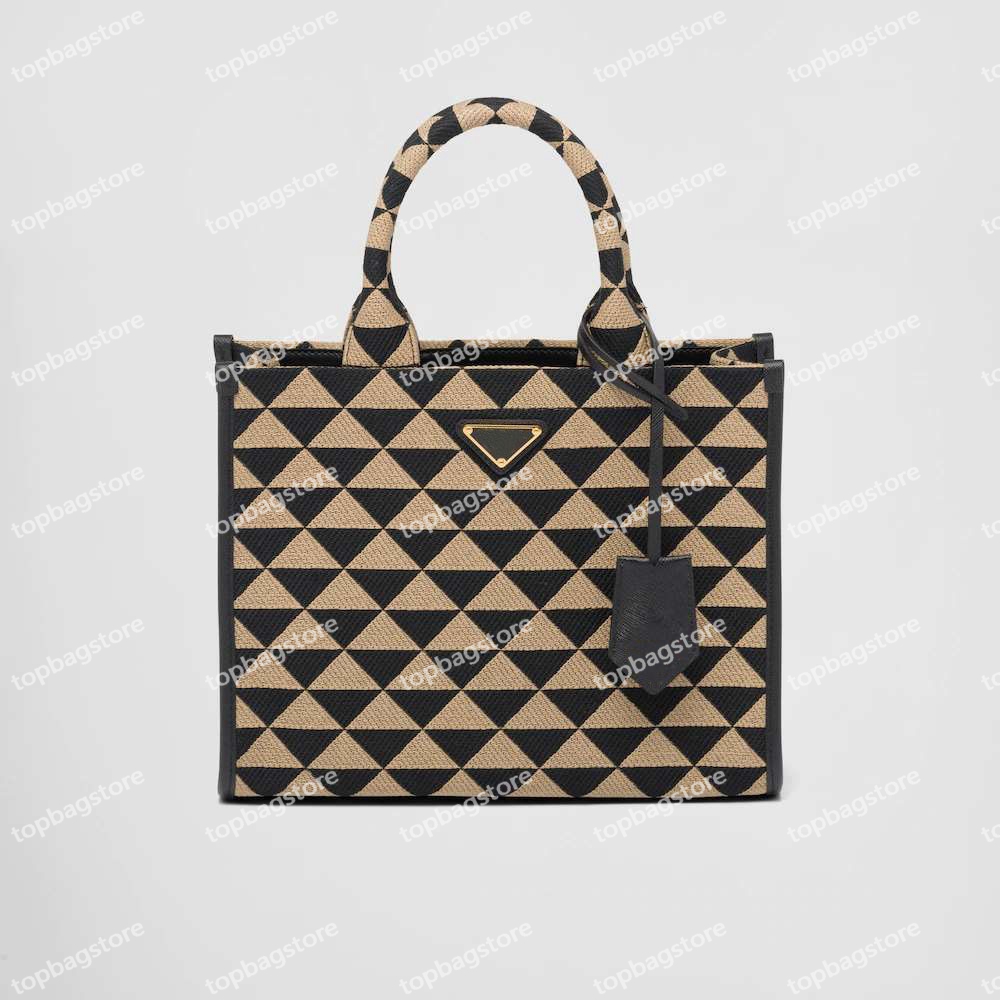 Designer Triangle Symbole Handväskor Totes Tote Bag Högkvalitativ kvinnor Lady Bags Handbag228L