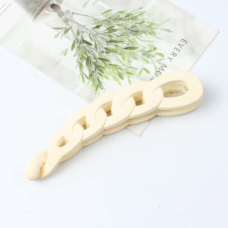 12 cm Frosted Banana Clip Hairpins For Women Ponytail Hold Hair Crab Barrette Girls Fashion Summer Hair Accessories