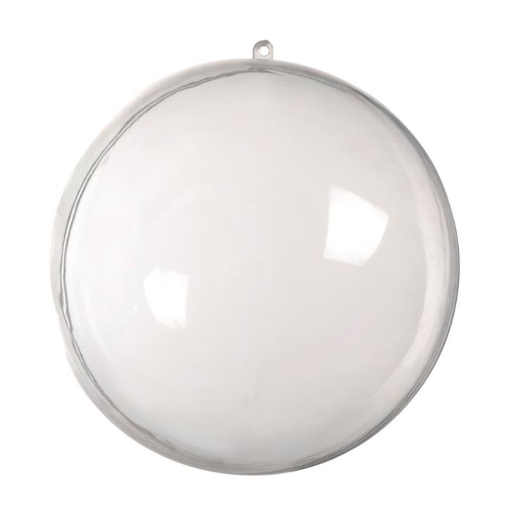 Juldekorationer ￖppnande transparent plastboll Baubles 4cm till 14 cm Tree Ornament Party Wedding Balls Supplies SN6754