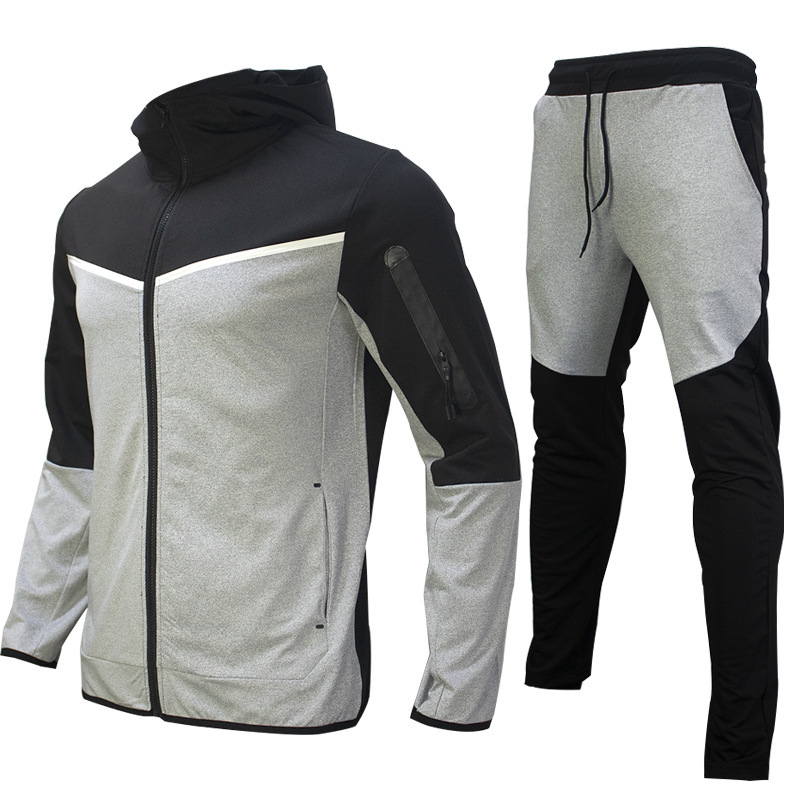 Chándales Diseñador para hombre Sudadera de algodón Thin Tech Traje de pista para mujer 3XL Primavera Otoño Joggers Chaqueta espacial Conjunto de dos piezas Deportes Sudaderas con capucha de manga larga Pantalones