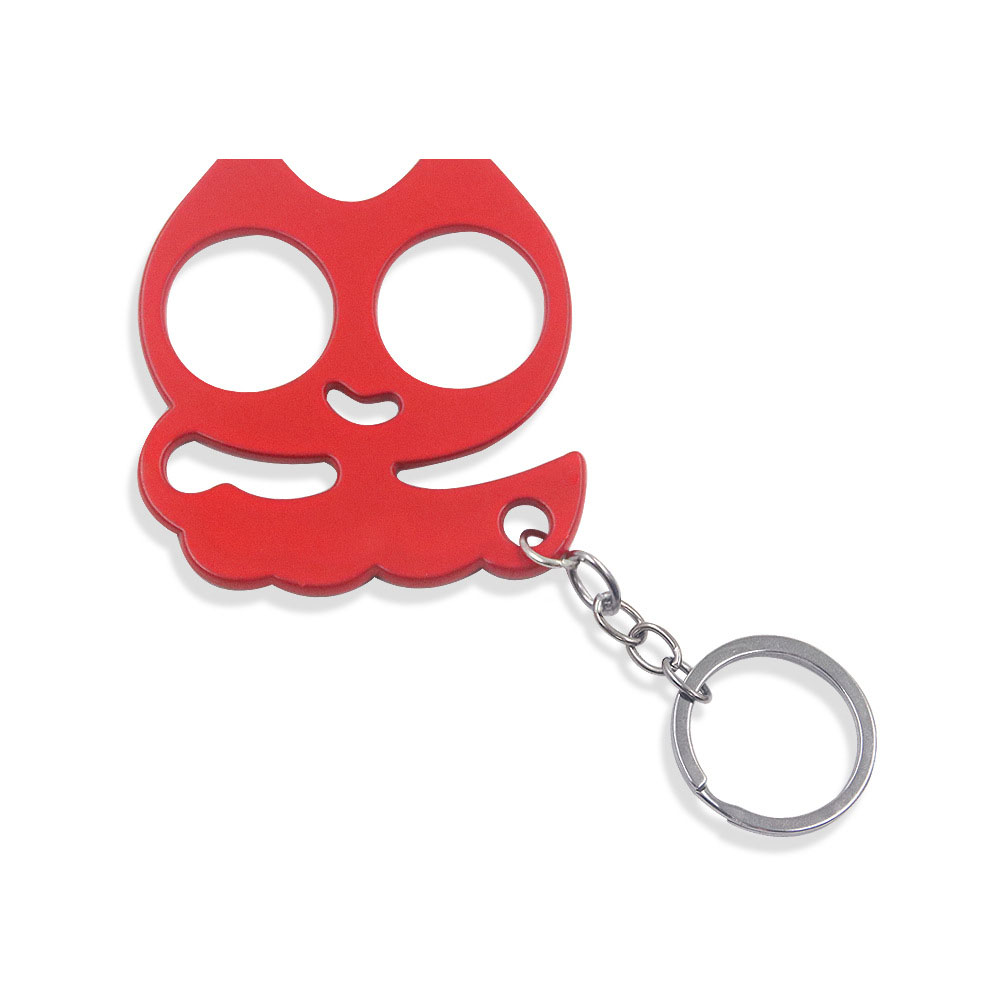 Party Keychain Smile Cat Finger Tiger Set Buckle Self-Defense Key Phone Buckle Pendant