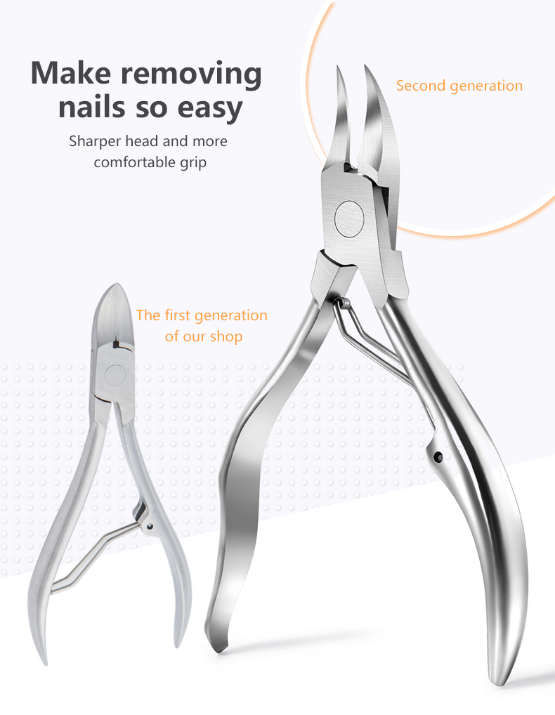 Outdoor Gadgets Professional Heavy Duty Thick Toe Nail Clippers Plier Steel Toenail Cuticle Nipper Trimming Scissor Plier Tool