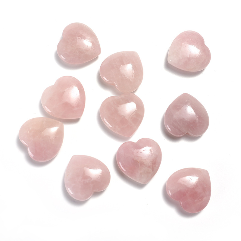 15mm cristallo di pietra naturale mini ornamenti a cuore quarzo guarigione cristalli energia reiki gemma artigianale pezzi a mano decorazione del soggiorno