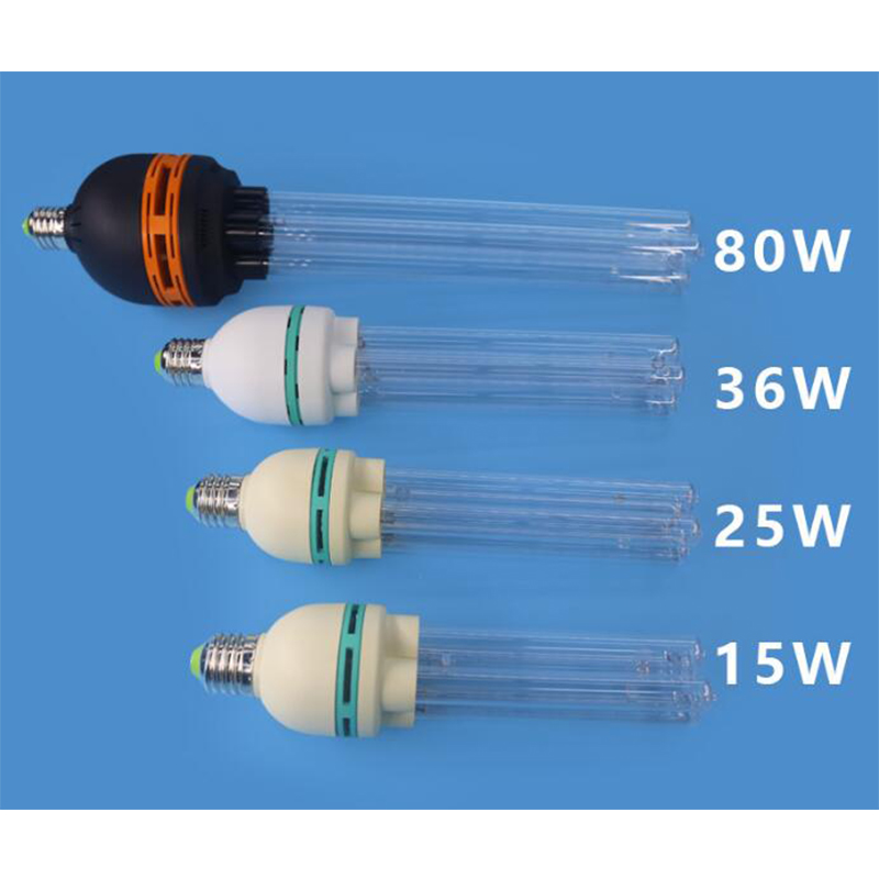 UVC Ultraviolet UV Bulb Light Disinfection Lamp 15W 25W 36w 80w Ozone Sterilization Lights E27 Germicidal Quartz Lamps