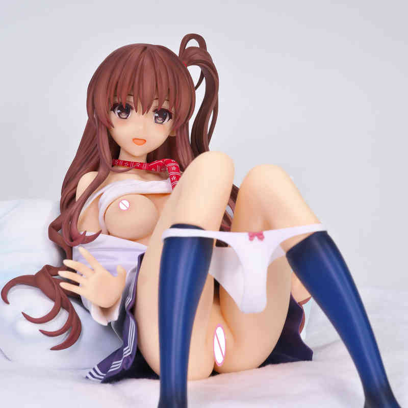 13cm Anime Skytube Amami Anzu 16 Escala Sexy Girls PVC Ação adulta Figura Hentai Coleção Modelo de boneca Toys Gifts Ornamento T220812018447