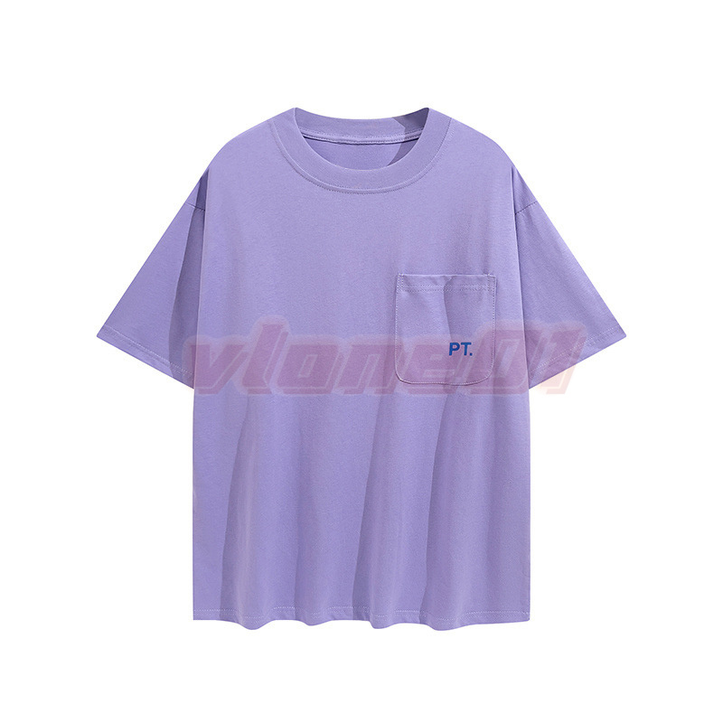 FAMOUSE MENS T DESIRTS MAN MAN FASHING LETTER TEES مع جيب النساء قمم فضفاضة غير رسمية حجم S-XL