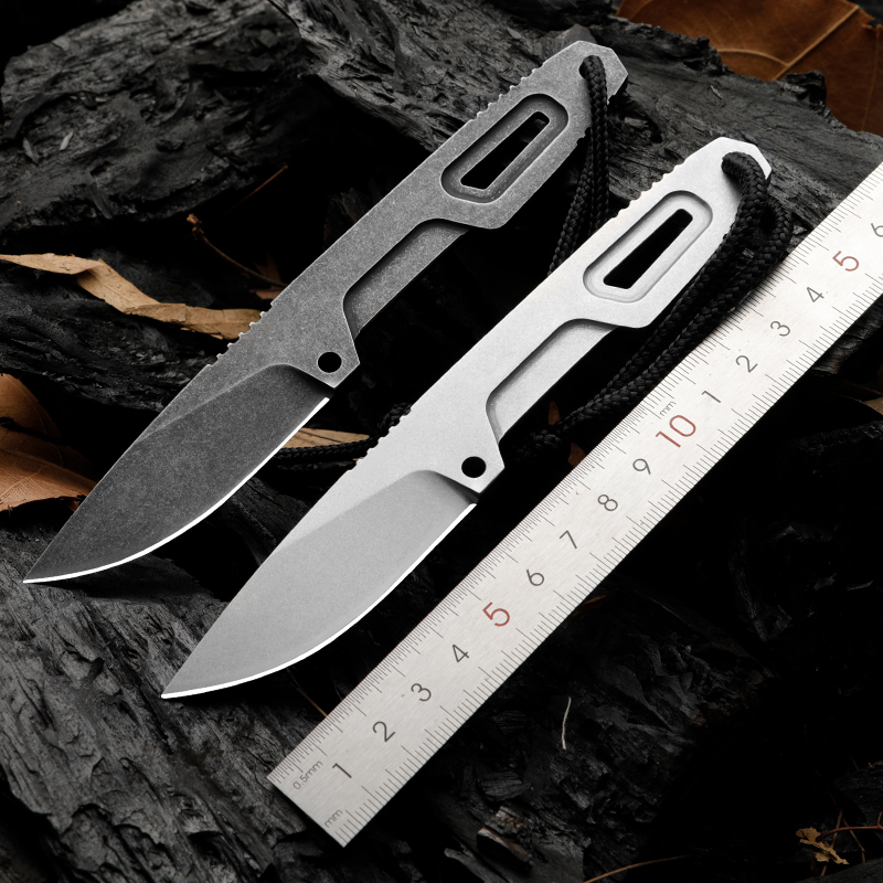 Новый прямой нож для выживания на открытом воздухе N690 Blade Full Tang Стальная ручка Тактические ножи для кемпинга