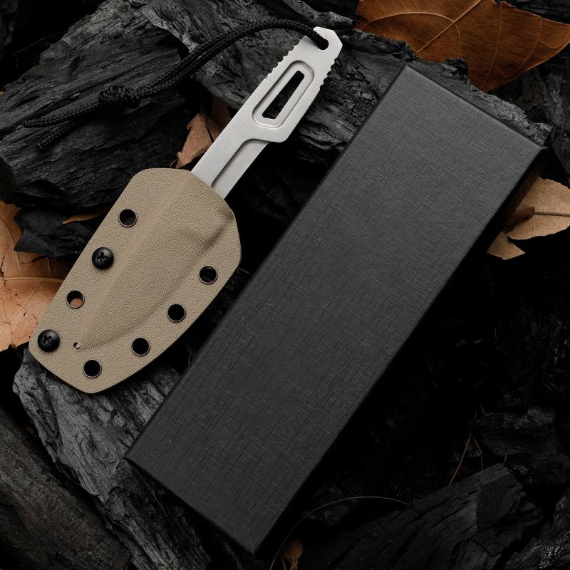 Nieuwe Outdoor Survival Rechte Mes N690 Blade Volledige Tang Stalen Handvat Camping Tactische Messen