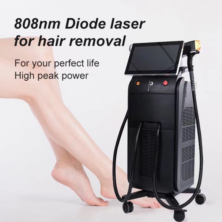 Nova chegada 3 wavengt 2 lida com diodo a laser de remoção de cabelo permanente 755 1064 808nm Diodo a laser Alexandrite Epilator Beauty Equipment