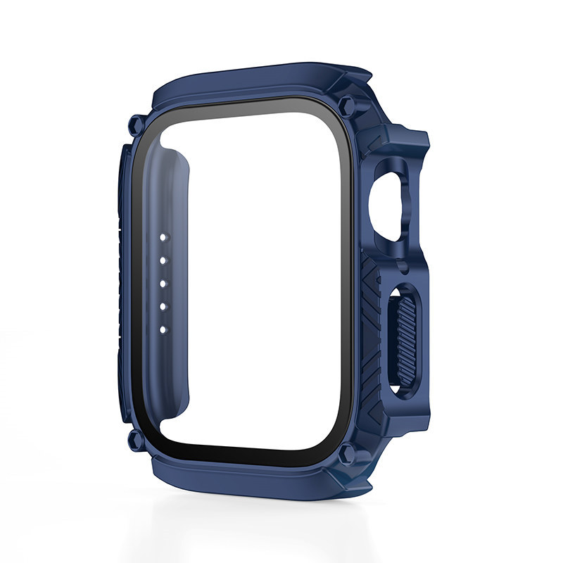 Водонепроницаемый защитный чехол для экрана для Apple Watch Series 7 6 5 4 SE Полная защитная крышка 41 мм 45 мм