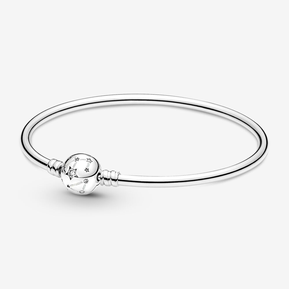 Bracciale di design Original Fit Pandora Bangle Charm Double Link Silver Jewelry