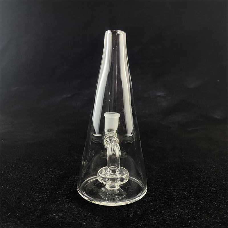 narghilè triangolare trasparente in vetro narghilè DAB rig tubo da fumo 14mm giunto benvenuto su ordinazione