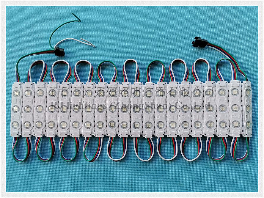 Module d'éclairage LED polychrome magique avec IC WS 8518, 4 fils, reprise du point de rupture, mieux que WS 2811 SMD 5050 RGB DC12V IP65