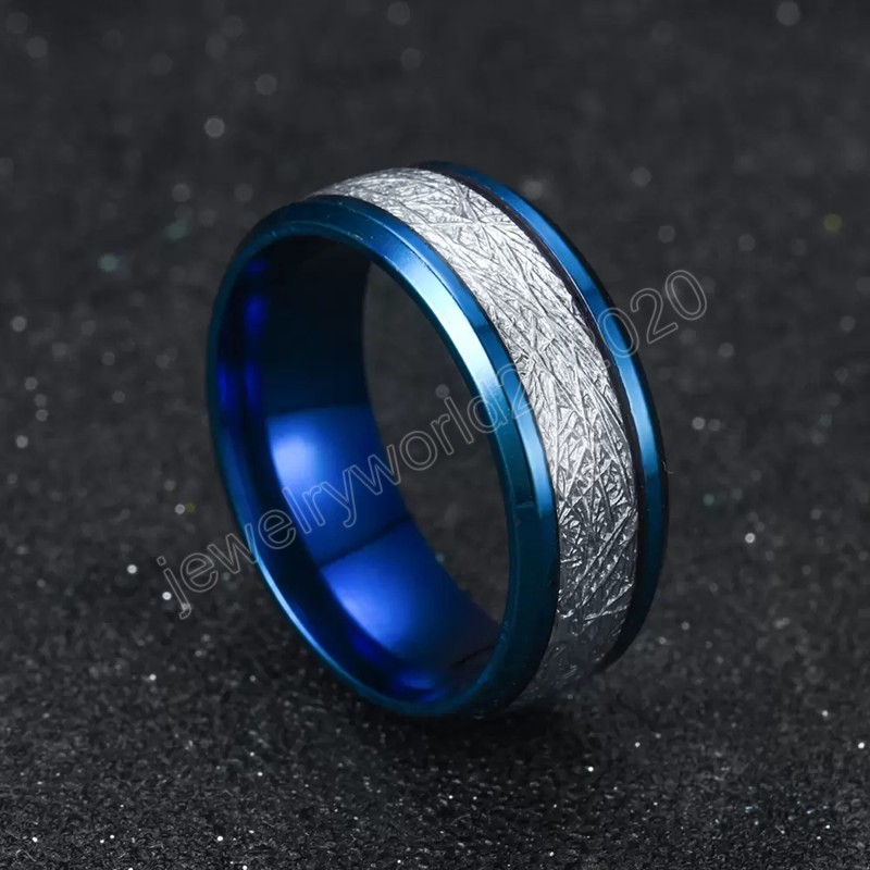 Мужская нержавеющая сталь Dragon Ring Inlay Red Green Black Carbon Fiber Кольцо.