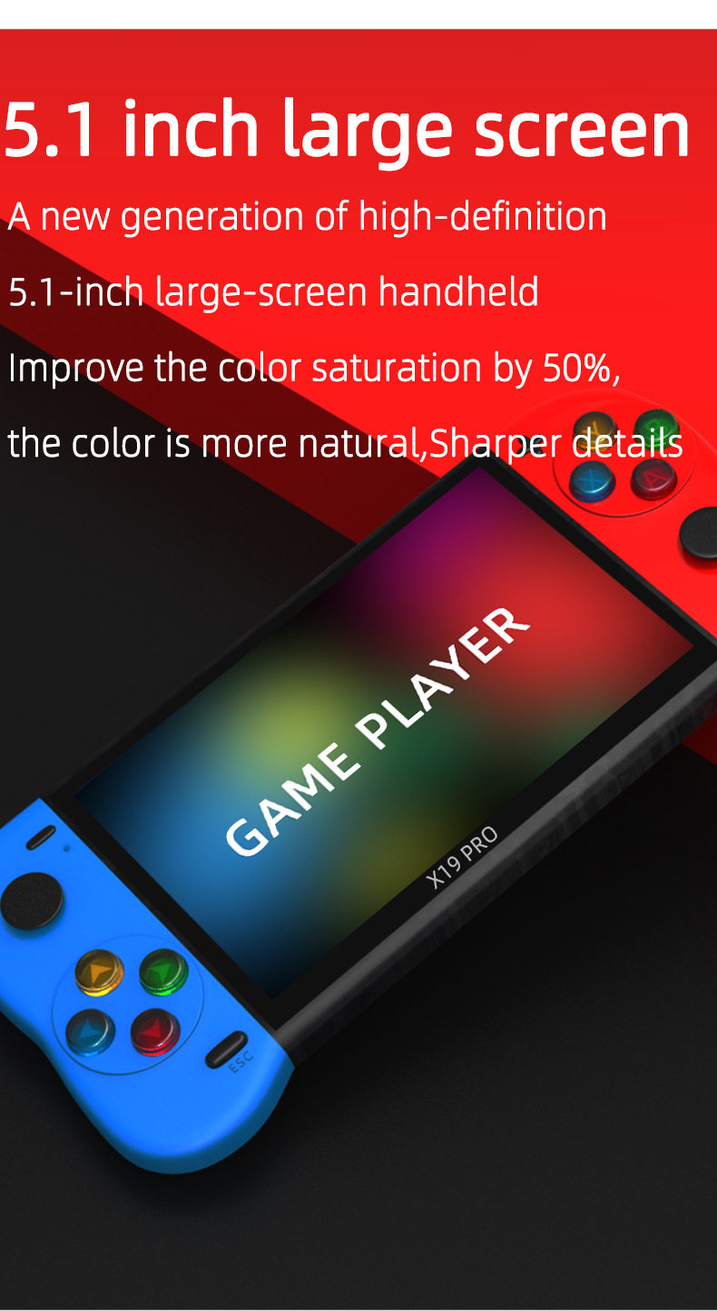 CZT Handheld-Spielkonsole 3.0 Zoll - 240 Spiele Mit TV-Anschluss Für Action & Rennen