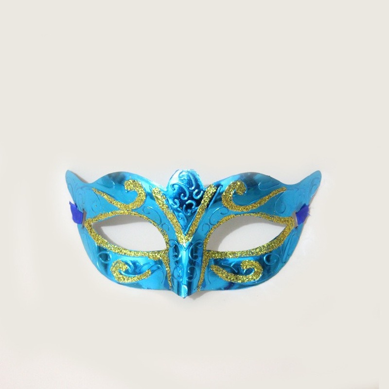 Feestmaskers 12 stks vergulde masker bruiloft make-up ball carnaval volwassenen en kinderen spelen mysterieuze rekwisieten feest verjaardag Halloween 220826