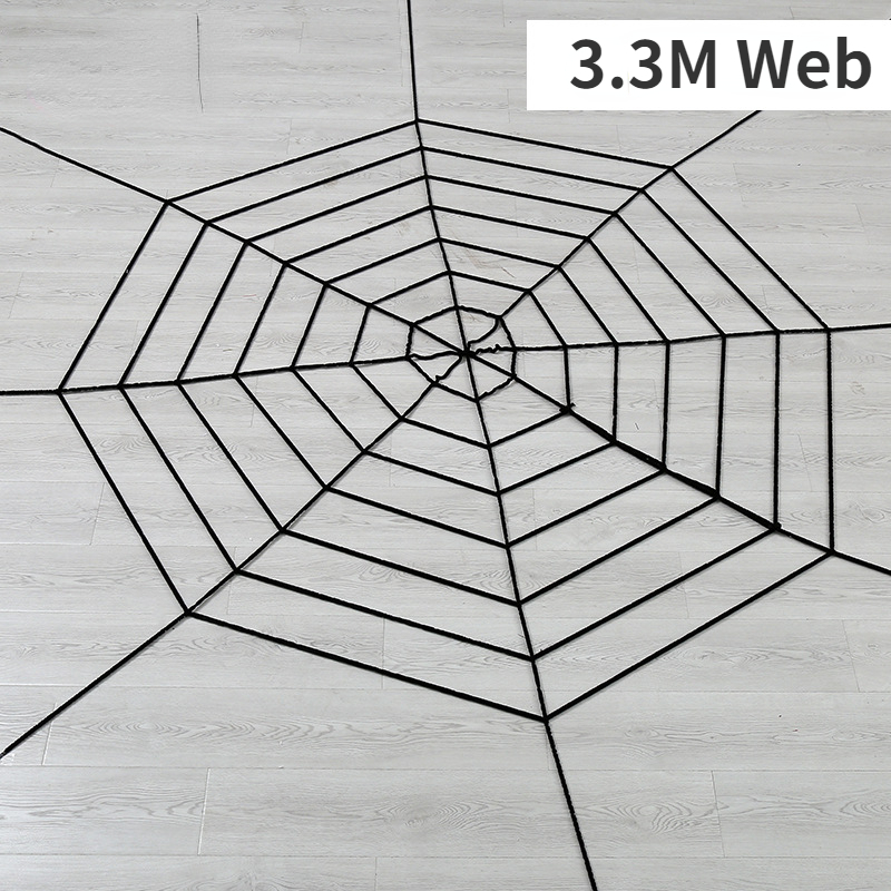 Andere feestelijke feestartikelen Rettery SpiderWeb Artificial Spider Halloween Cobris Web Terror Decoration Bar Haunted House Spiders Web Home Decor 220826