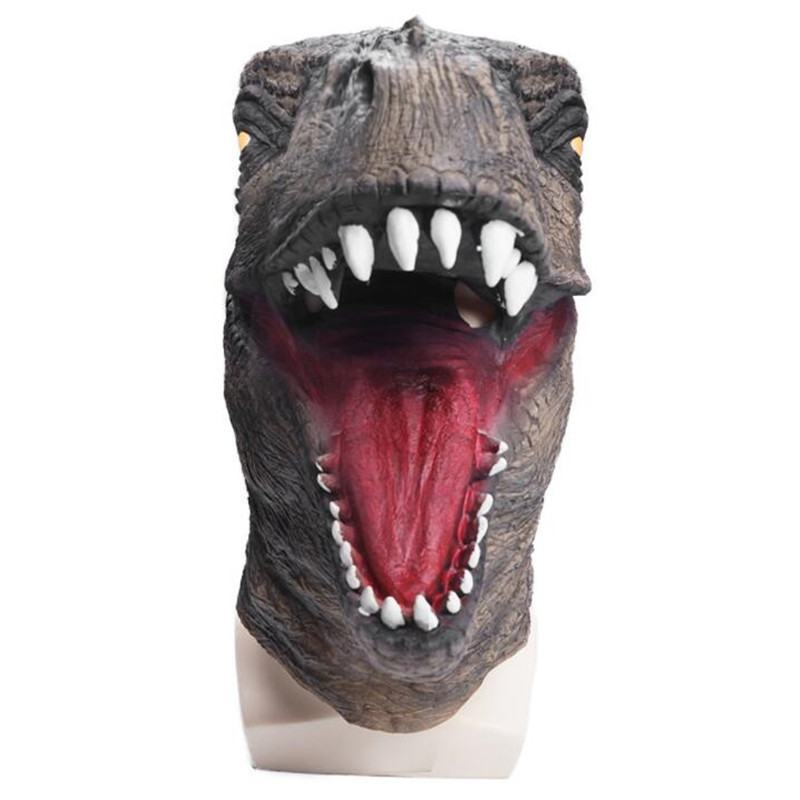 Masques de fête Tyrannosaurus Rex Masque en latex Halloween Party Cosplay Masques de dinosaures Mascaras De Latex Realista Animal Maske Masque de mascarade 220826