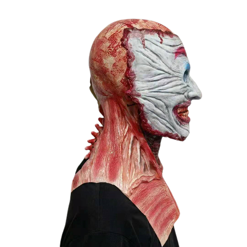 Maschere feste Decorazione di Halloween Maschera strappata a doppio strato Bloody Horror Skull Latex Mask Spaventoso cosplay Maschere feste Puntelli decorazioni di Halloween 220826