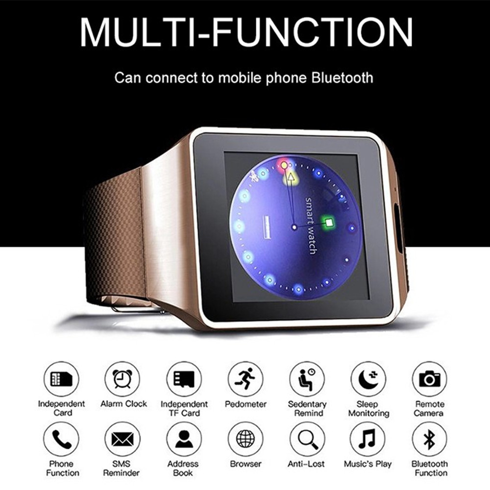 DZ09 Smart Watches met touchscreen voor smartphonesimkaart voor iPhone Android smartwatch3598647