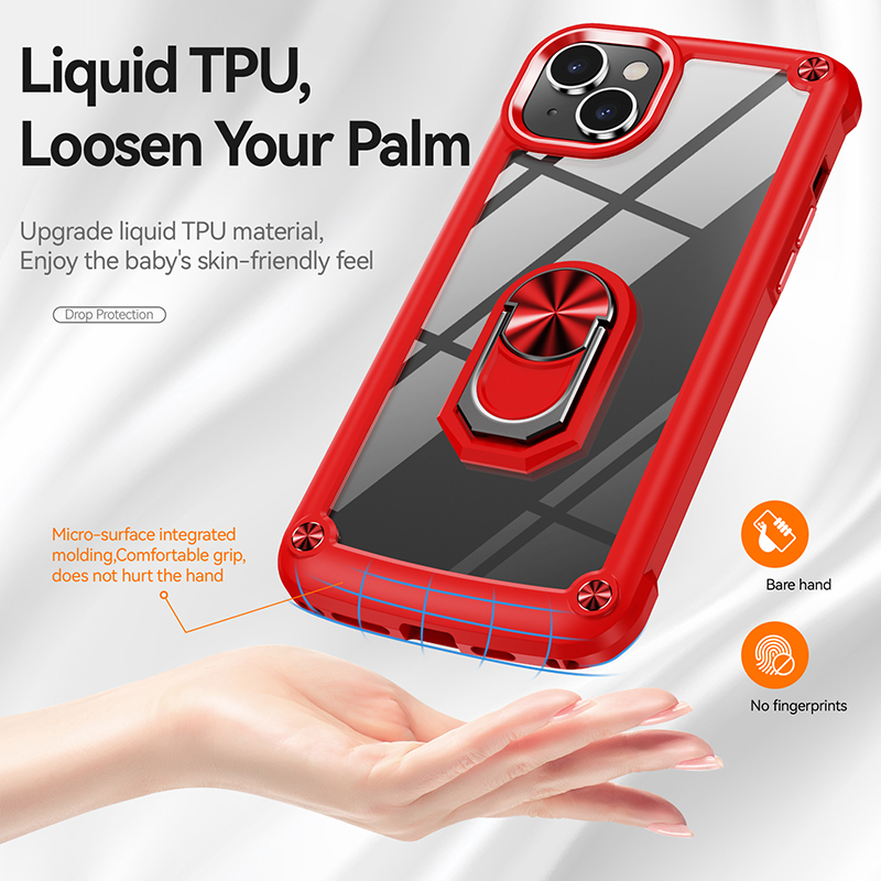 Custodie telefoni antiurto in acrilico 11 11T 12 12X Pro Ultra Redmi Note 10 Prime Crystal Clear Kickstand Custodia telefono con supporto auto magnetico