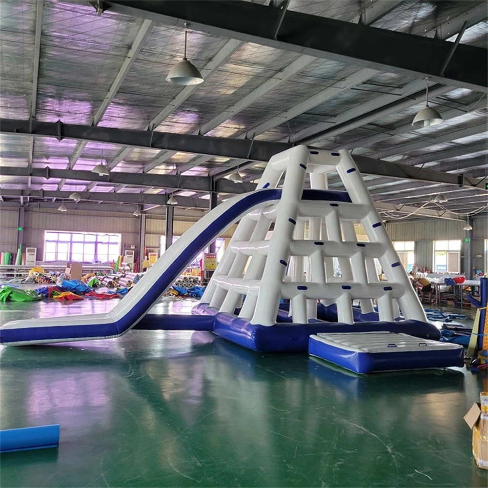 Other sporting goods sea park games inflatable floating water tower climbing slide For Kids and Adult1314053