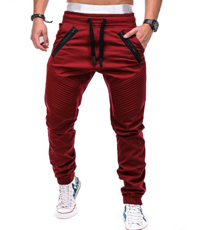 Calça masculina calça de moda outono e inverno jogging esportes apertados ao ar livre 220827