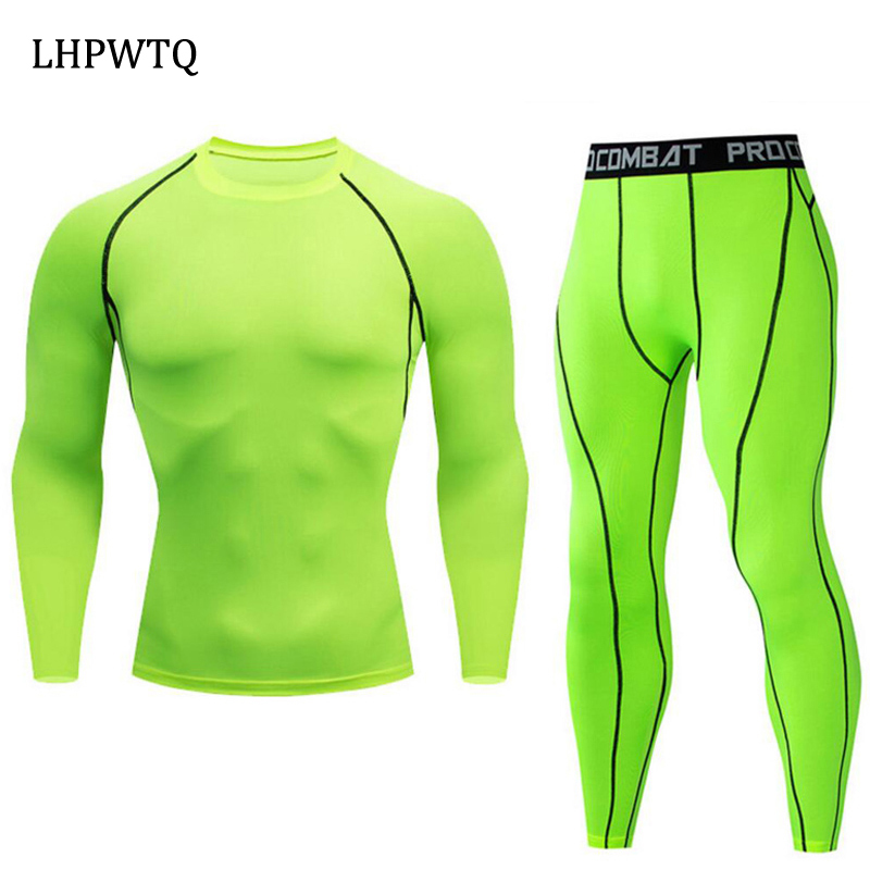 Herrsp￥rar snabba torra m￤ns termiska underkl￤derupps￤ttningar som k￶r kompressionssport kostymer basket tights kl￤der gym fitness jogging sportwe 220926