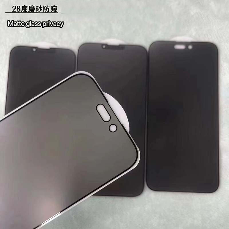 9H Matte Privatsphäre Gehärtetes Glas Schutzfolien Für Iphone 15 14 Pro Max Iphone15 Plus Anti Peeping Anti-Spy Anti Gegen Seide Full Cover Displayschutzfolie Handy