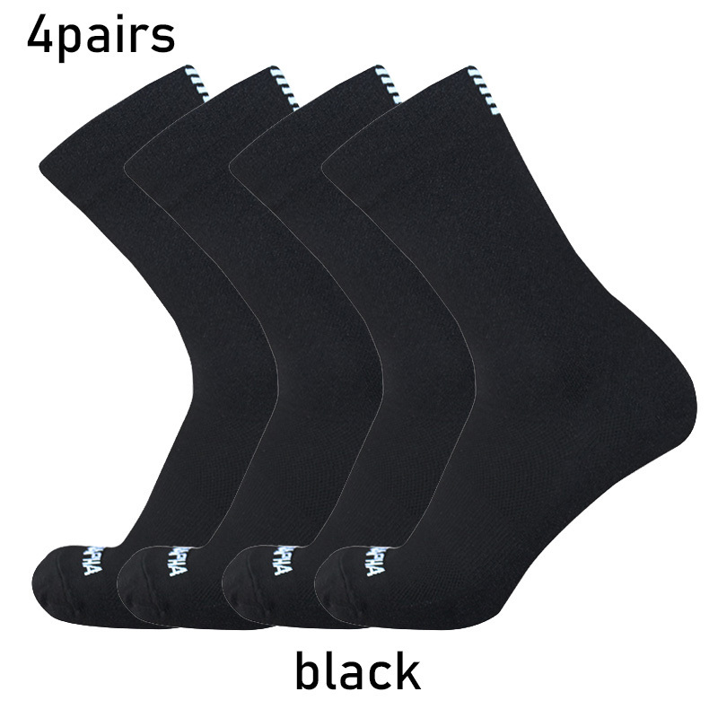 Herren Socken Outdoor Road Radfahren Streifen Sport Kompression Fahrräder Racing Männer und Frauen Laufen Calcetines Ciclismo 220826