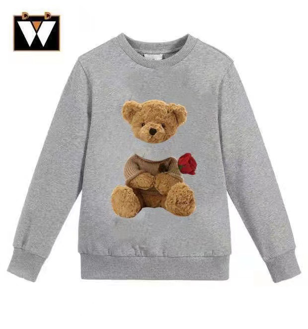 Moletom masculino fashion casual moletom de marca de luxo com estampa de urso M-4XL