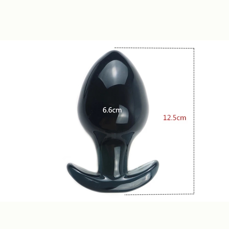 Kosmetyki Dia 66mm Big Anal Ball Anchor Glass Butt Butt Prostata Masaż dildo Dilatador seksowne zabawki dla kobiet mężczyzn