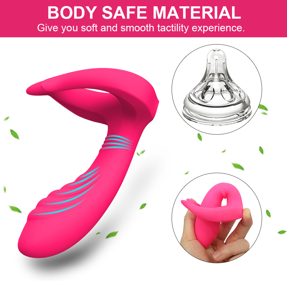 Articoli di bellezza Telecomando senza fili Dildo Vibratore Stimolatore del clitoride femminile Doppia penetrazione G Spot Giocattoli sexy le donne Coppia Adulti 18