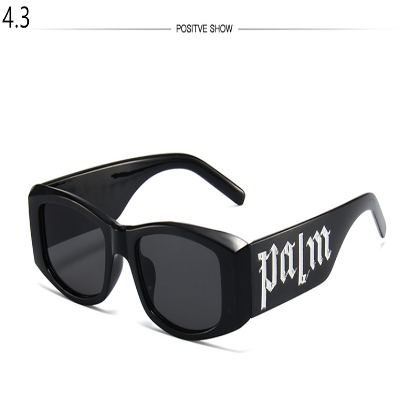 Mode luxe mannen ontwerper zonnebril retro vierkant matte doos letter ingedrukte kleur film trend casual stijl casual stijl UV Protection Glasses299T