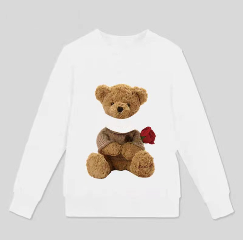 Felpe casual moda uomo Luxury Brand Bear Print Designer Felpa con cappuccio M-4XL