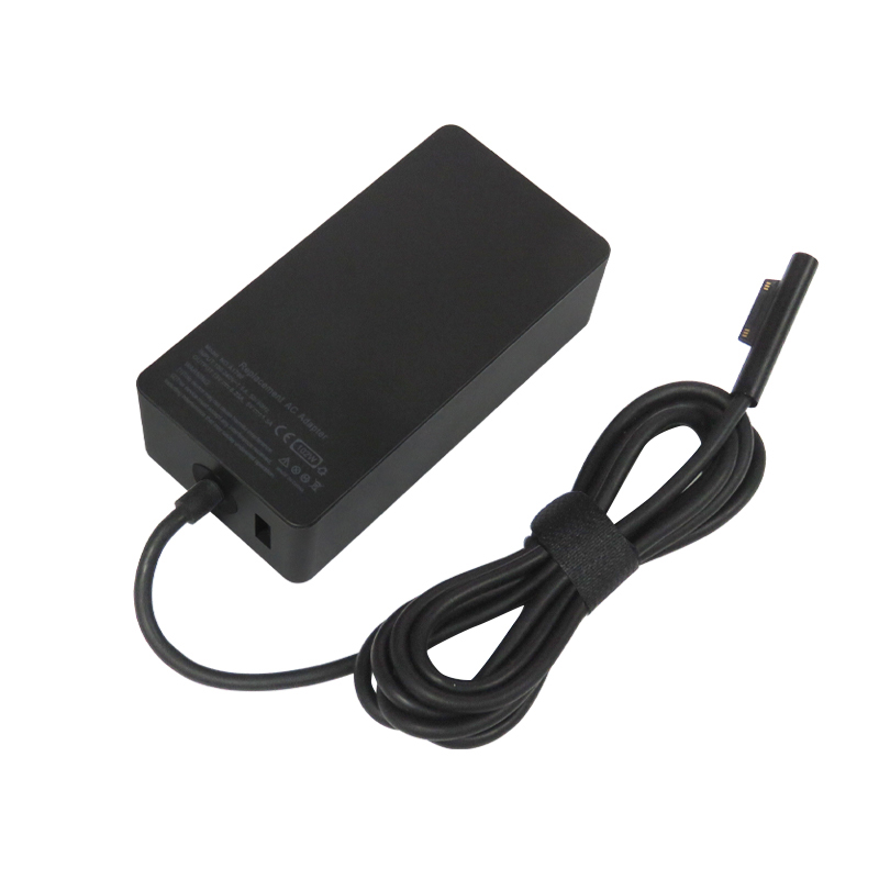 電源アダプター充電器US 15V 6.33A 102WラップトップAC 5V 1.5A USB iPhone for Microsoft Surface Book 2 Samsung携帯電話