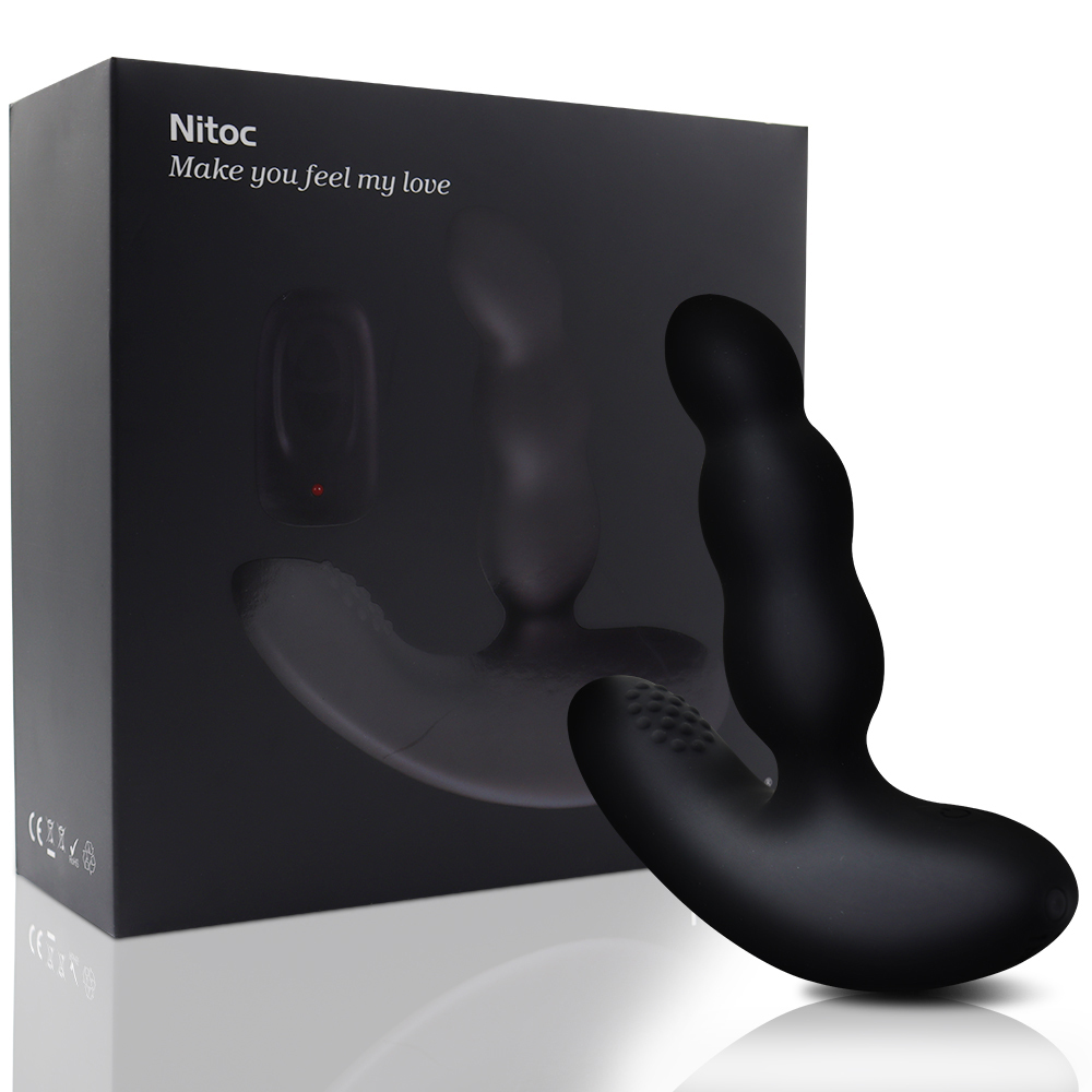 Компания красоты Man Anal Plug Vibrator USB Регаментирование простаты массажер для взрослых мужчин и женских флиртов сексуальных игрушек пульт дистанционного управления двойным контролем