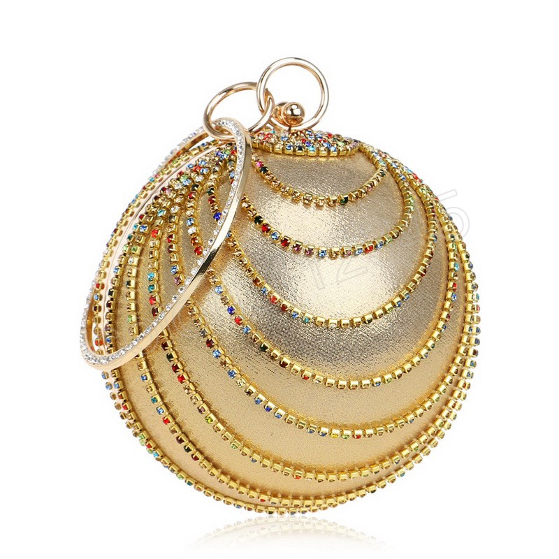 Циркулярные женщины вечерние сумки бриллианты бальные сумочки статуры металлические элегантные свадебные кошельки