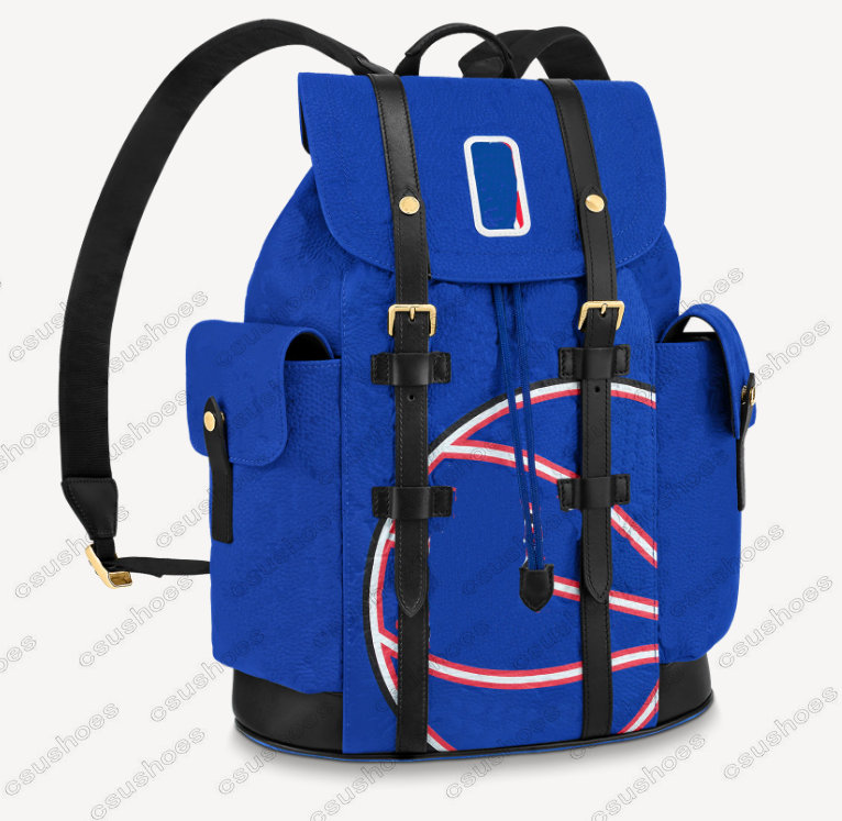 ChristopherS X Yayoi Kusama Backpack YK PAINTED DOTS Transparent Checkerboard Men Designer Large Capacity Handbags Travel Bag Leather M20865 M46247 M21978 M46403