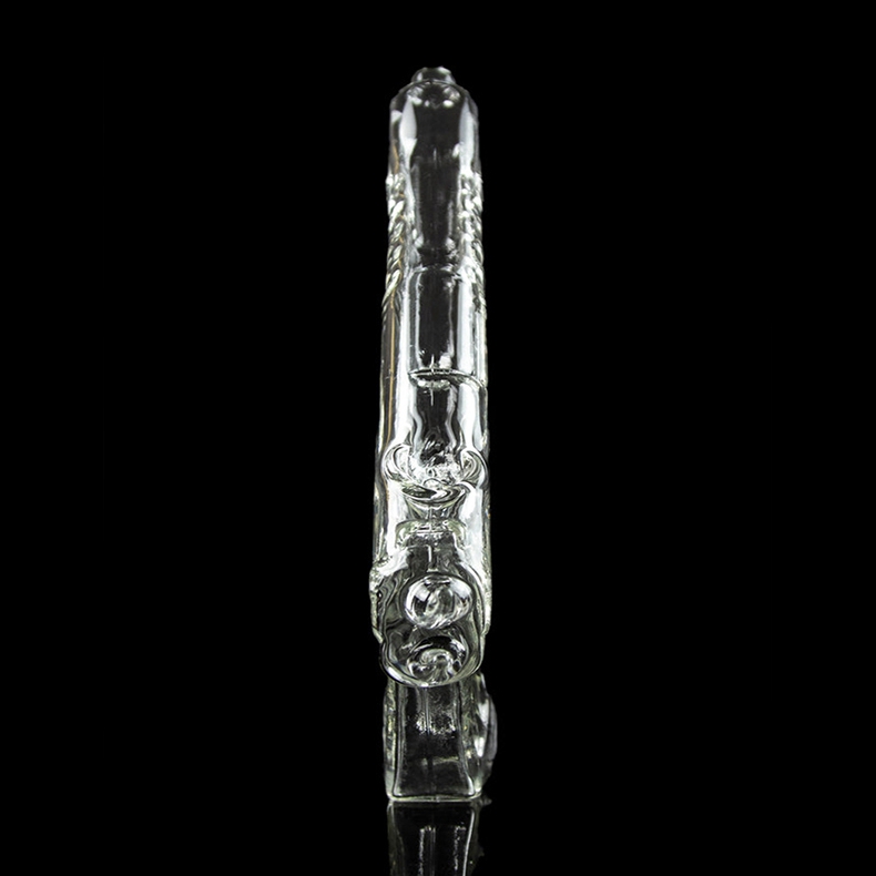 Transparenta Guns Style Bubble Pyrex Glass Pipes Filter Bong r￶kr￶r Handgjorda handr￶r Bong vattenr￶r torr ￶rt tobaksk￥l oljeriggar bubbler h￥llare dhl gratis