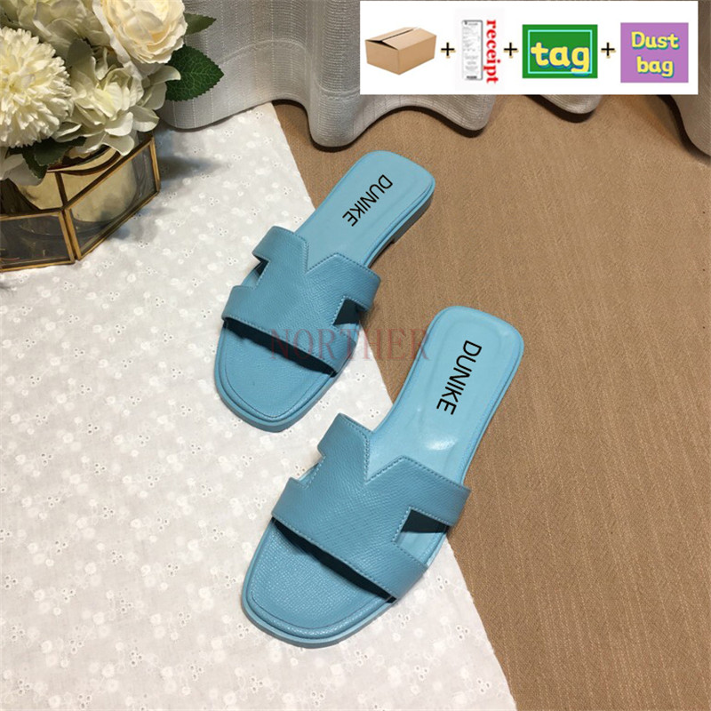 GAI Classic sandals Genuine Leather beach slipper Designer slides women shoes Summer luxury Flat Slide Flip Flops Crocodile Skin sandal Ladies fashion slippers box