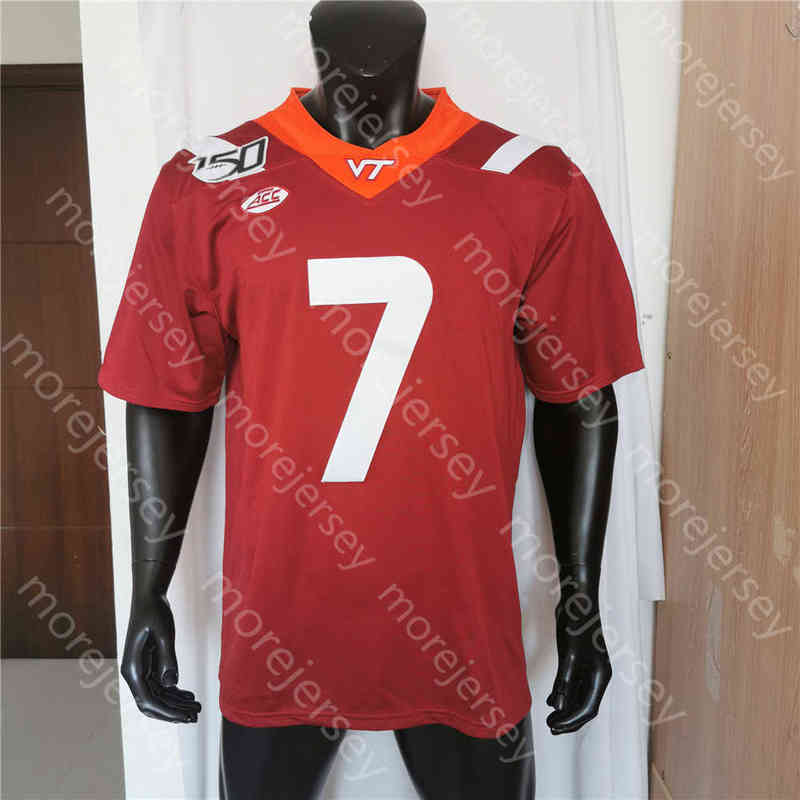 كلية كرة القدم الأمريكية ارتداء NCAA College Virginia Tech Hokies Jersey Michael Vick Red 150 Size Size S-3XL جميعها.